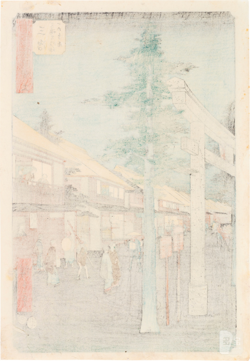 Utagawa Hiroshige (1797-1858) | The complete set of Famous Sights of the Fifty-three Stations (Gojusan tsugi meisho zue), also known as the Vertical Tokaido | Edo period, 19th century - 图30
